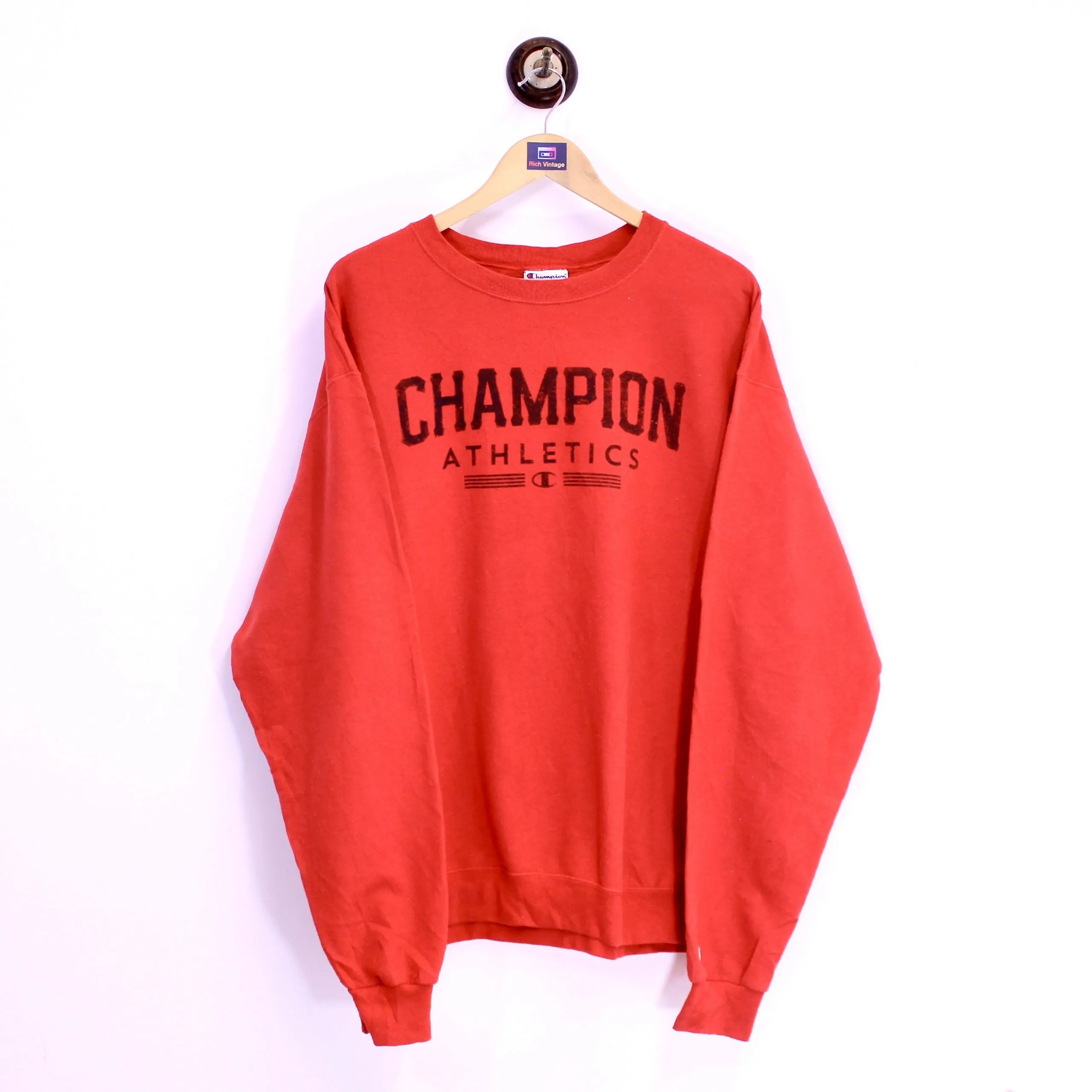 champion sweater red