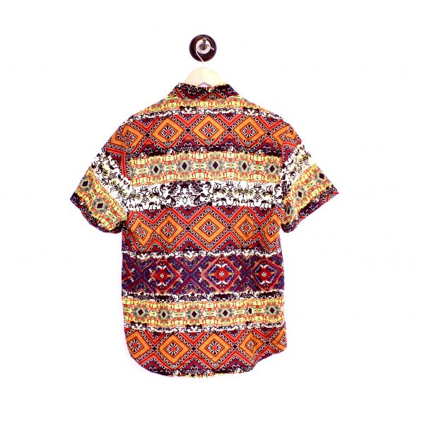 Aztec Funky Patterned Vintage Shirt M back