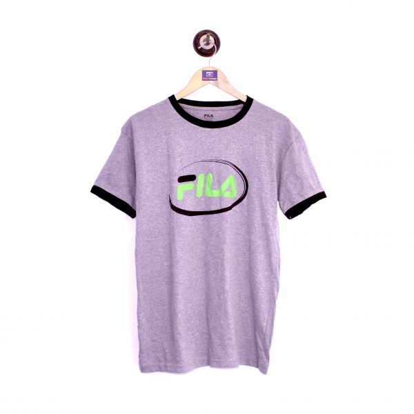 Fila Spell Out T-Shirt Grey M