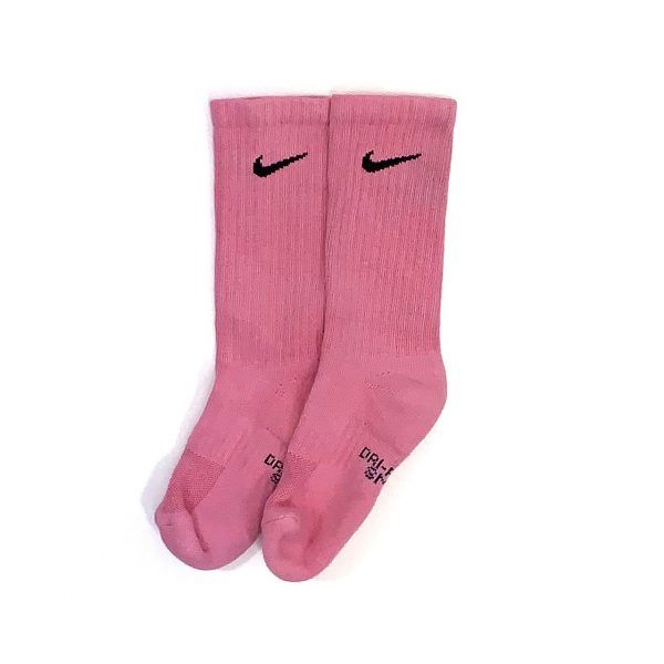 Nike Petal Pink Crew Socks UK 3-6