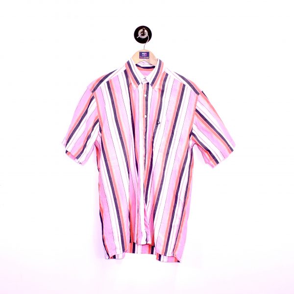 Pierre Cardin Stripe Shirt Pink L