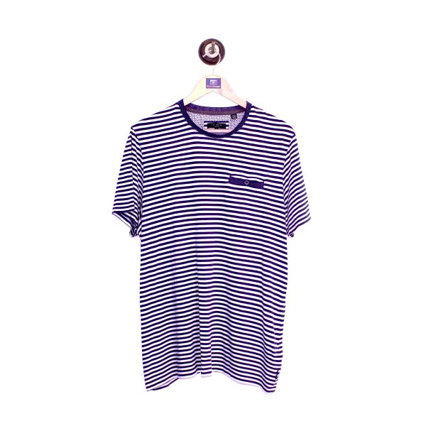 Ted Baker Stripe T-Shirt Blue XL