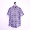 Tommy Hilfiger Short Sleeve Stripe Shirt Grey XXL