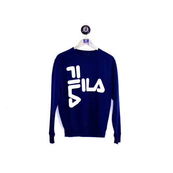 Fila Spellout Jumper Navy S