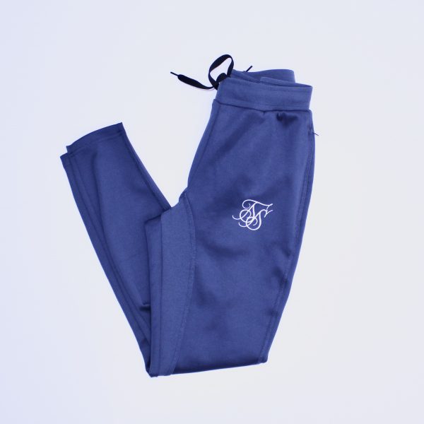 SikSilk Tracksuit Bottoms Navy Size:10