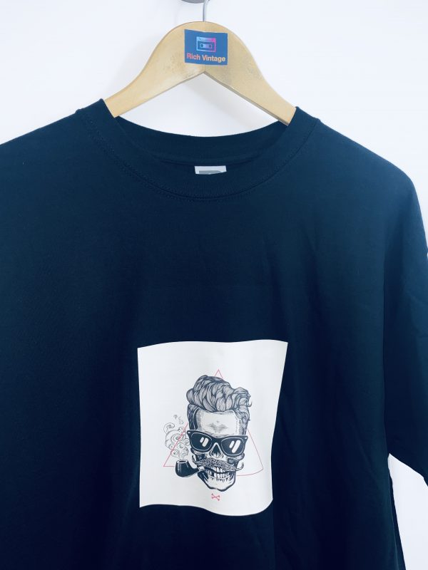 Rich Vintage Skull Man T-Shirt Black XL