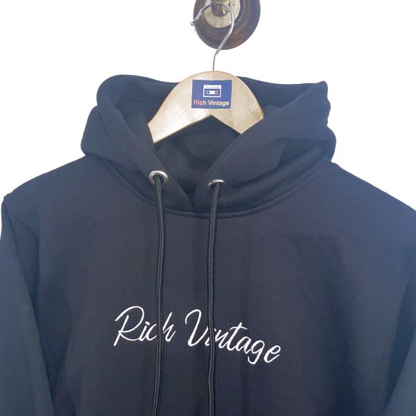 Rich Vintage Black Signature Hoodie