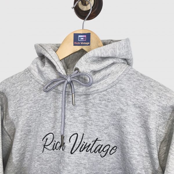 Rich Vintage Grey Signature Hoodie